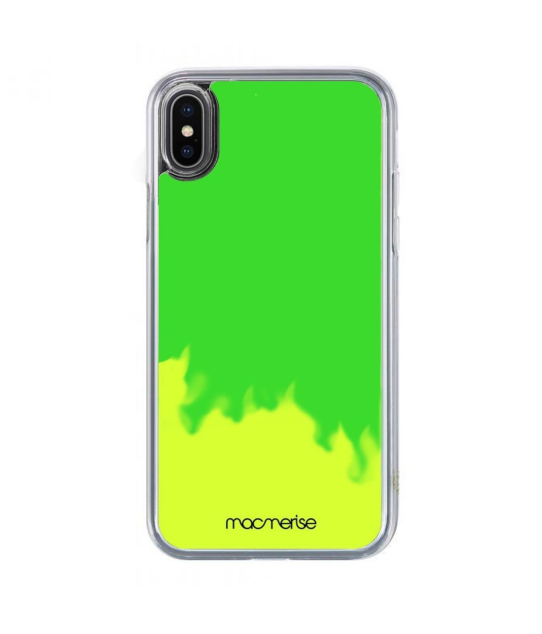 Neon Sand Green - Neon Sand Phone Case for iPhone X