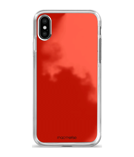 Neon Sand Red - Neon Sand Phone Case for iPhone X