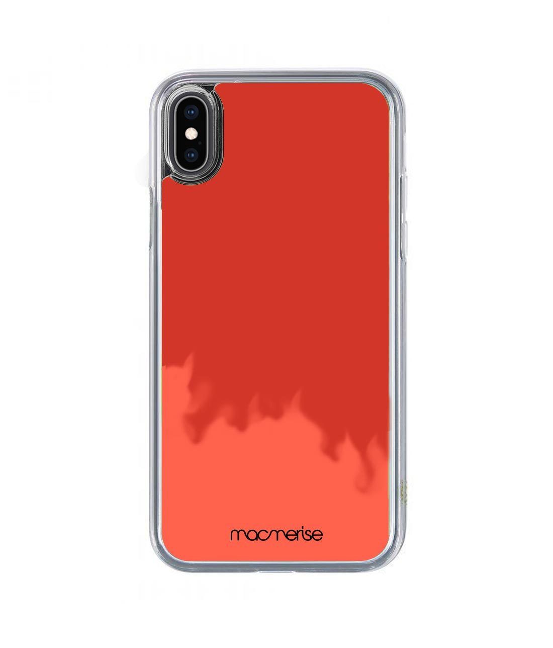 Neon Sand Red - Neon Sand Phone Case for iPhone XS Max