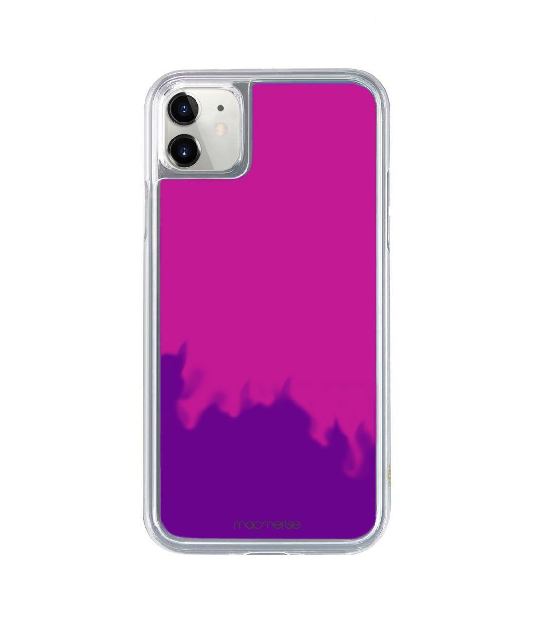 Neon Sand Purple Pink - Neon Sand Phone Case for iPhone 11
