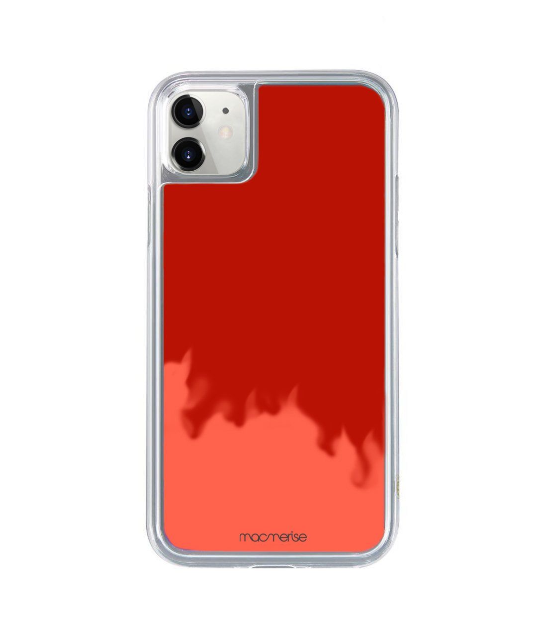 Neon Sand Red - Neon Sand Phone Case for iPhone 11