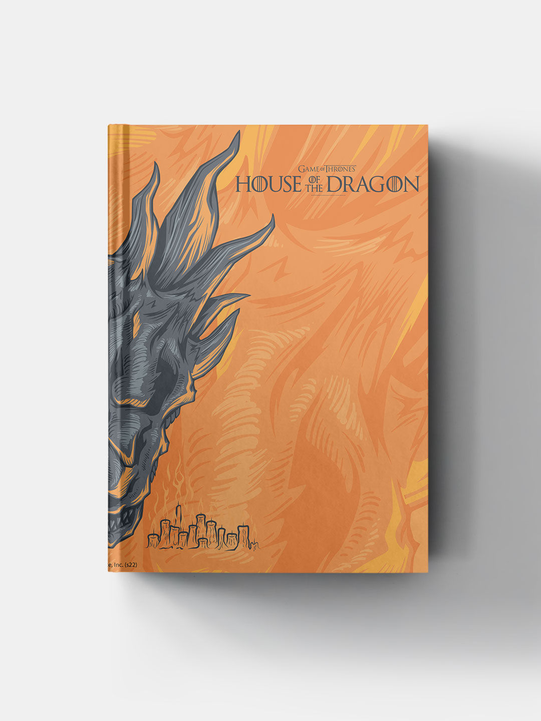 Buy HOD Balerion Candle Altar Orange - Hard Cover Notebook Notebook Online