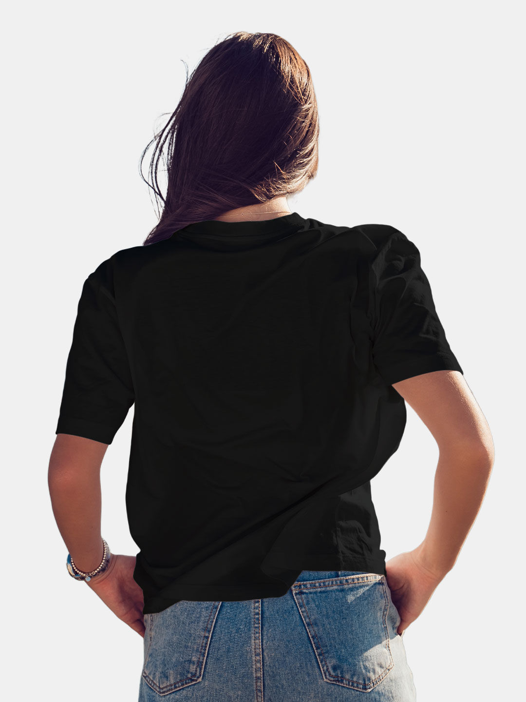 Girls black tee clearance shirt