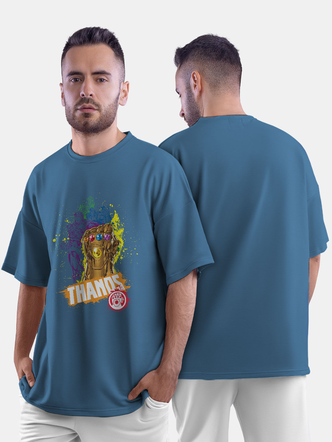 Buy CMYK Thanos - Male Oversized T-Shirt T-Shirts Online