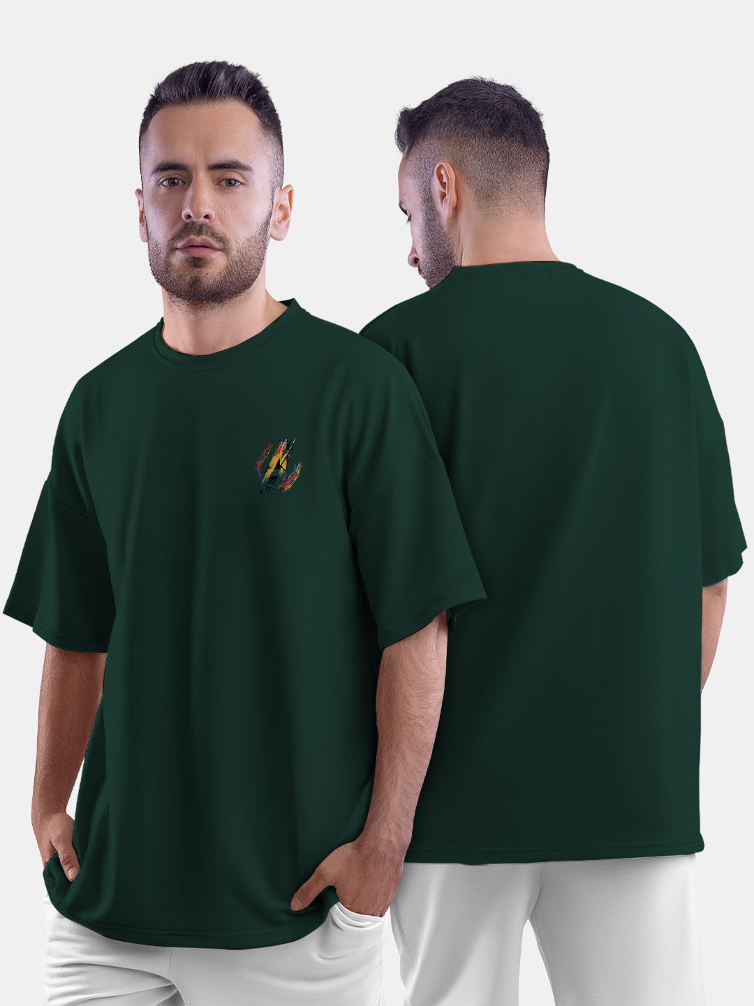 Buy Avenger Badge - Male Oversized T-Shirt T-Shirts Online
