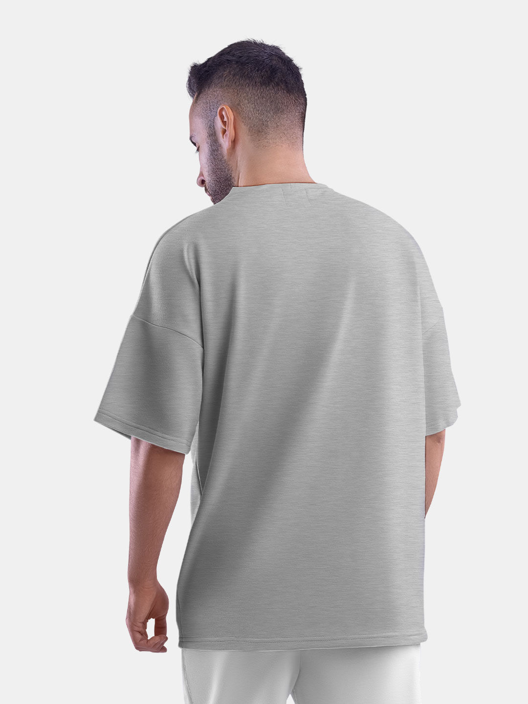 No Boundaries Mens Oversized Tee with Short Sleeves 