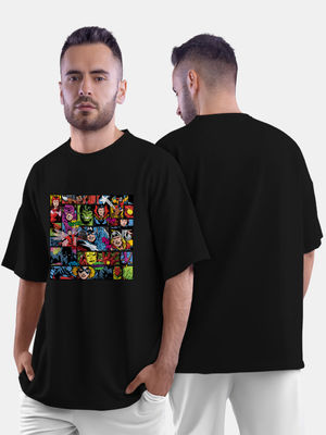 Buy Comic Marvel - Mens Oversized T-Shirt T-Shirts Online