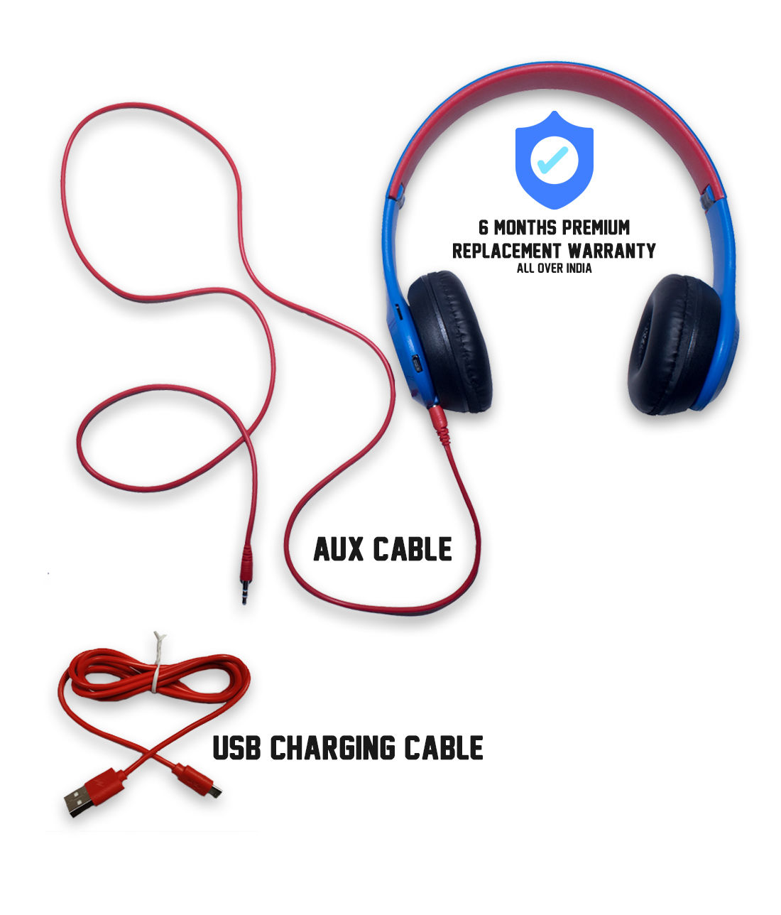 Buy Cap Am Avenger HD Sound Wired and Wireless Headphones Online at Best  Price