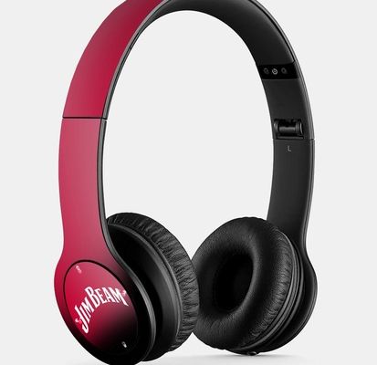 Buy Jim Beam Red Fade - P47 Wireless On Ear Headphones Headphones Online