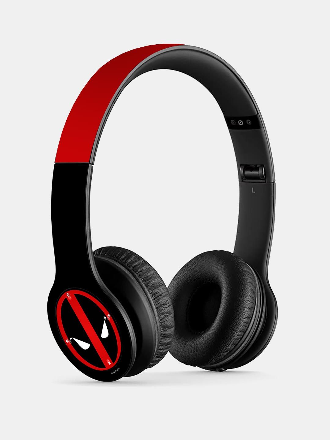 Macmerise P47 Face Focus Deadpool - P47 Wireless On Ear Headphones