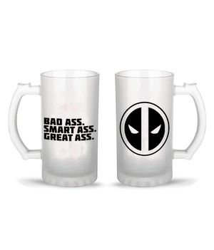 Frosted Party Mugs Smart Ass Deadpool - Party Mugs