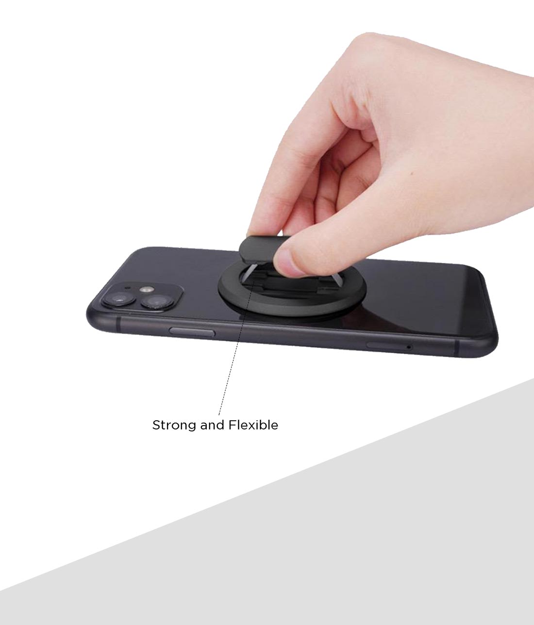 Bold Black - Phone Holder