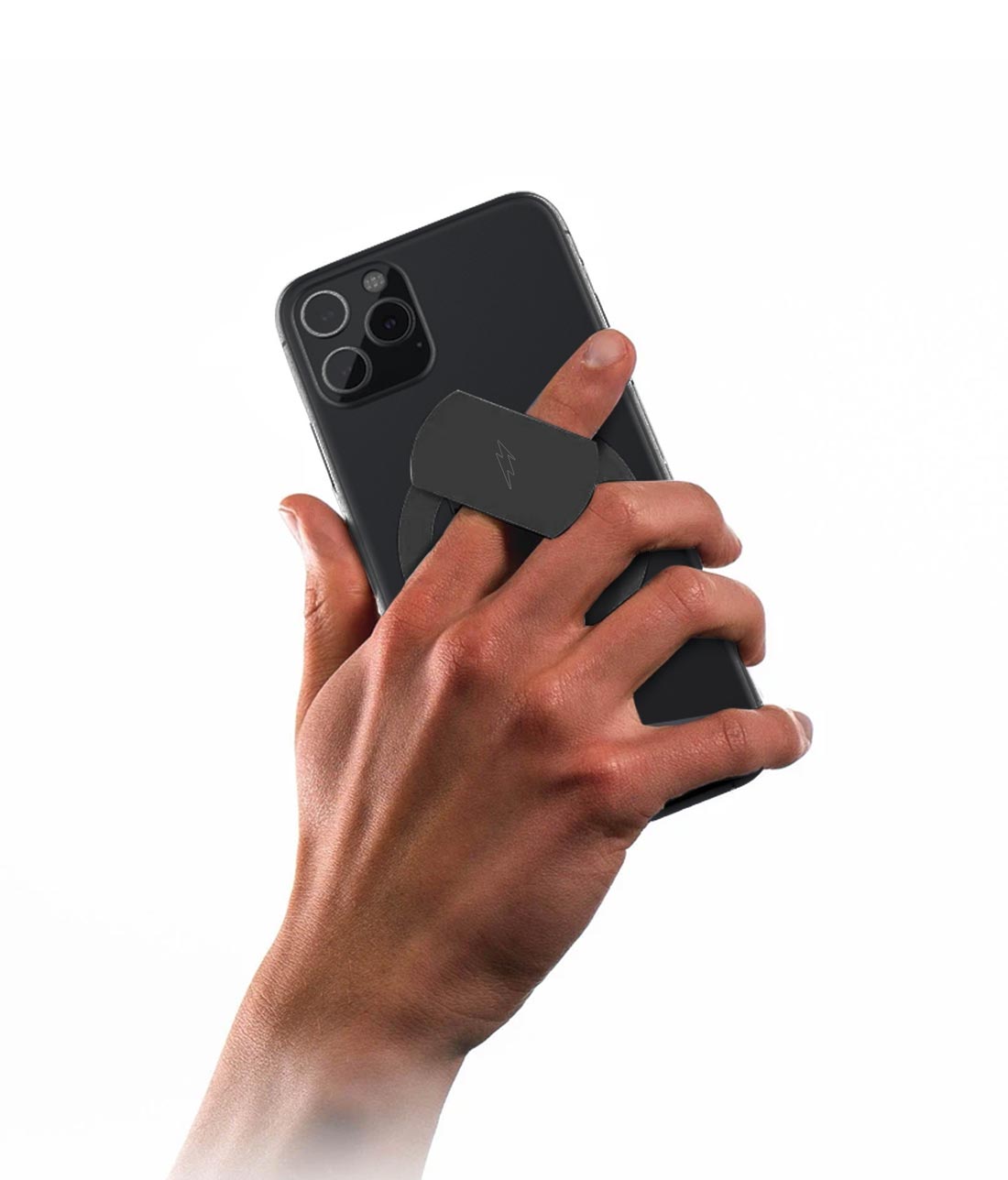 Bold Black - Phone Holder