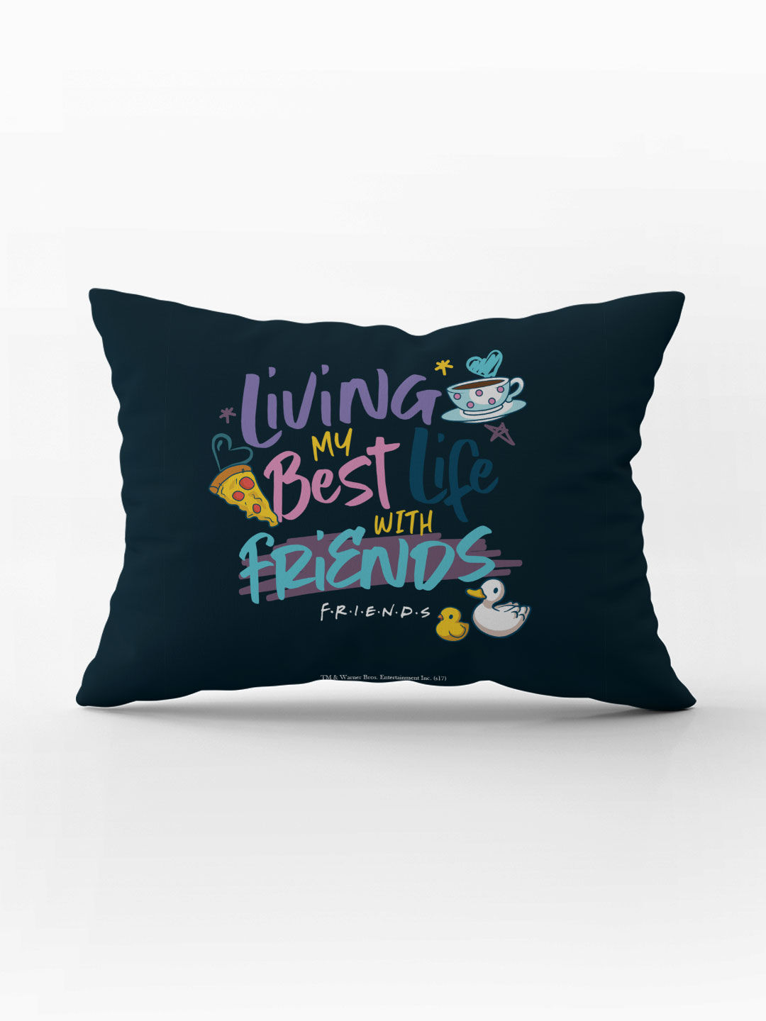 Valentine Best Life with Friends - Rectangle Pillow