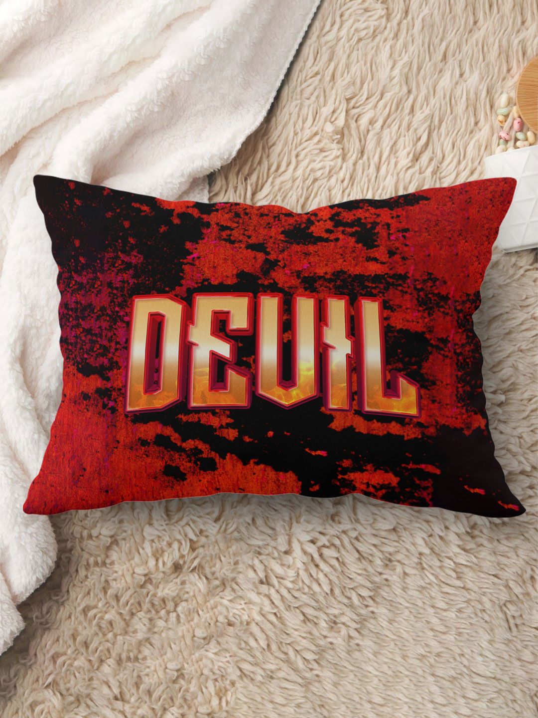 Valentine Devil - Rectangle Pillow