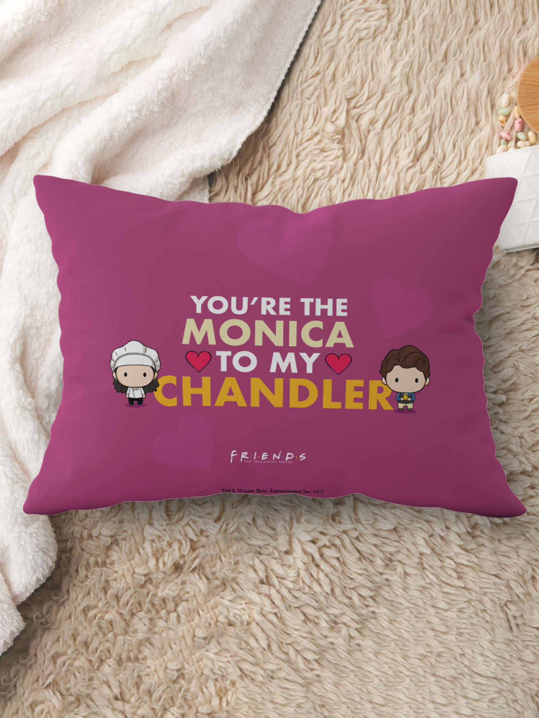 Valentine Monica to Chandler - Rectangle Pillow