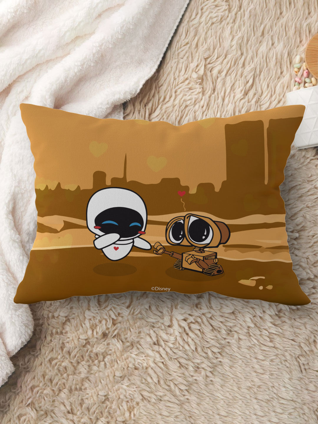 Valentine Wall e - Rectangle Pillow