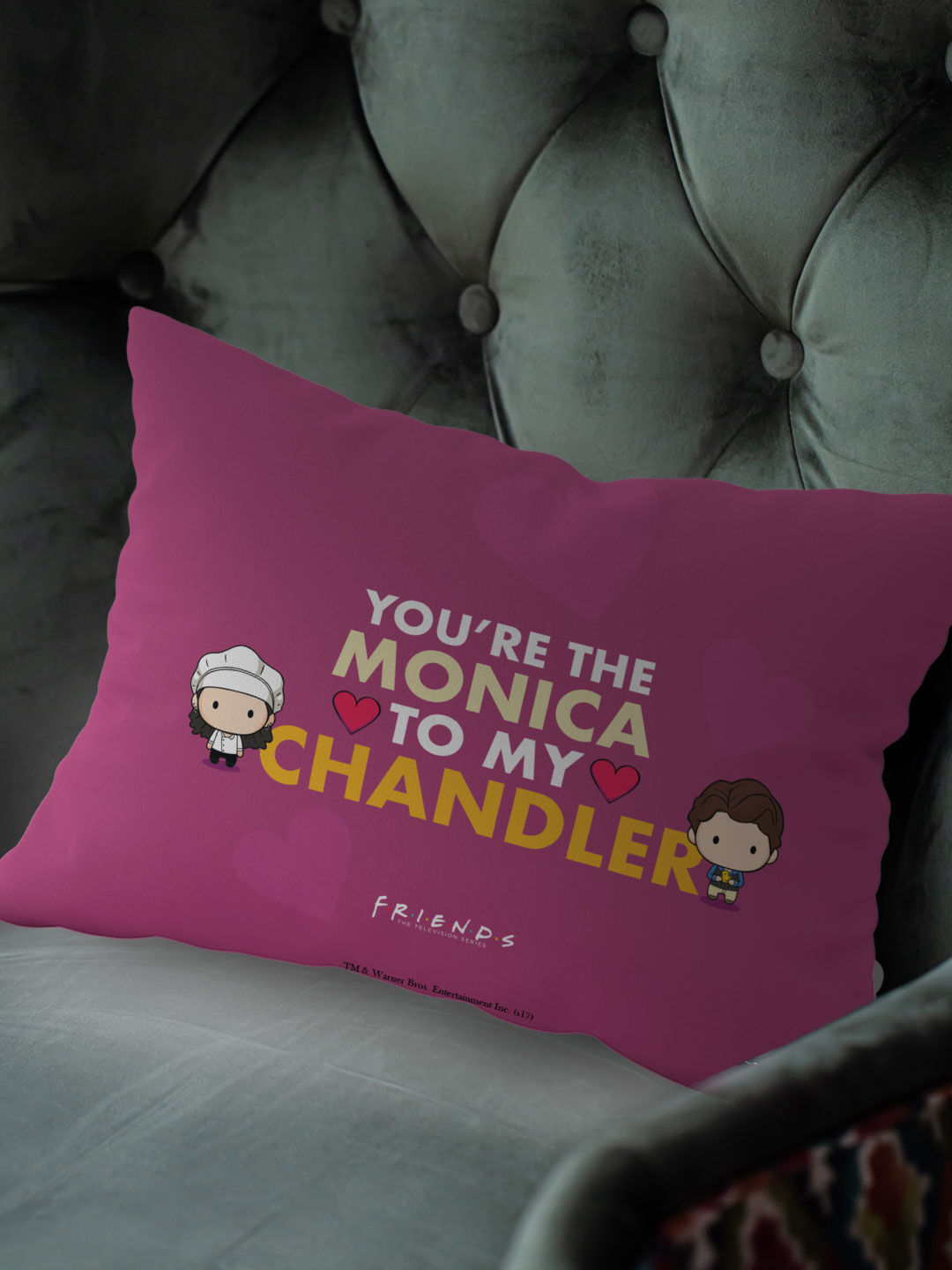 Valentine Monica to Chandler - Rectangle Pillow