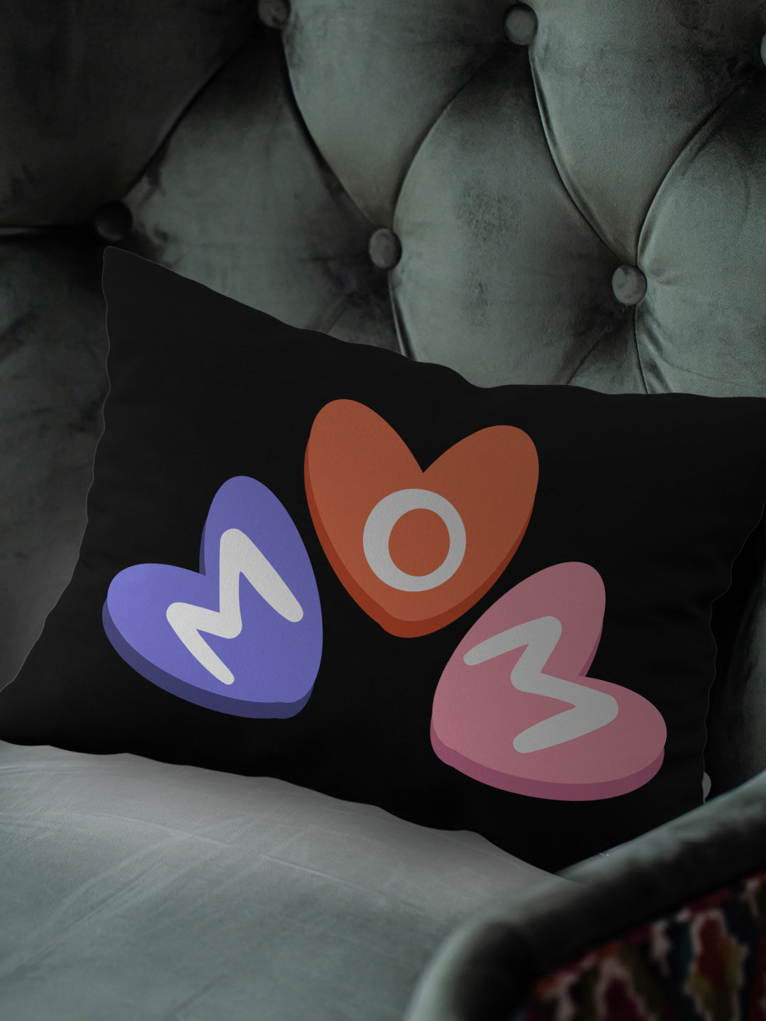 Heart Mom - Rectangle Pillow