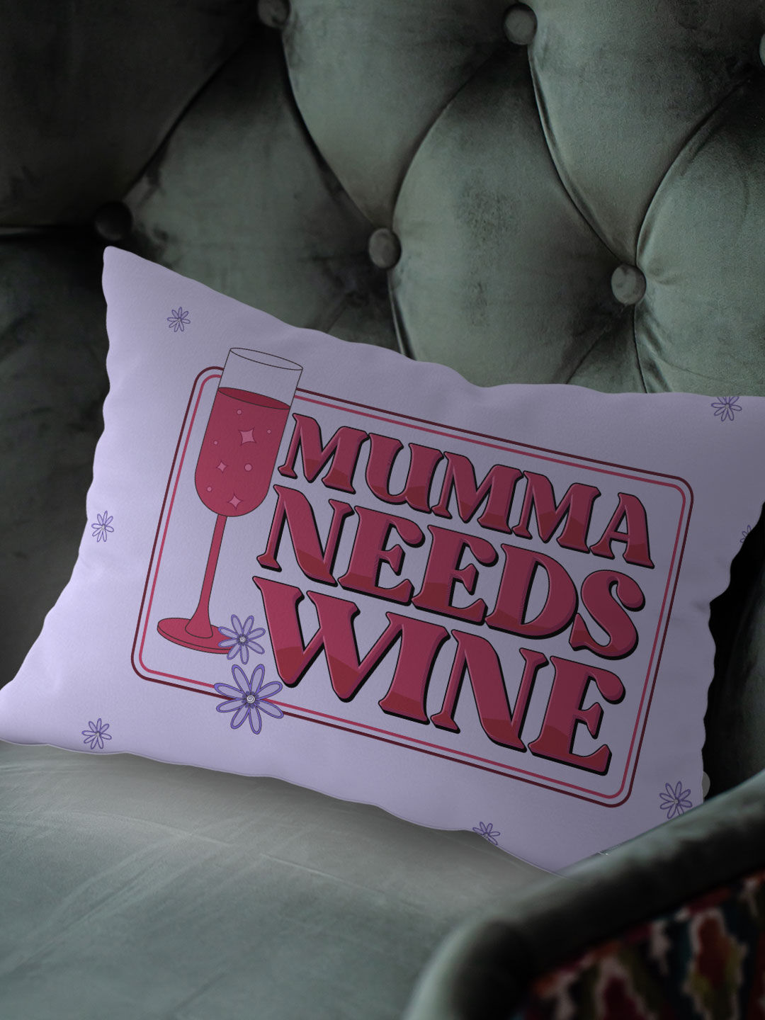 Mum Wine - Rectangle Pillow