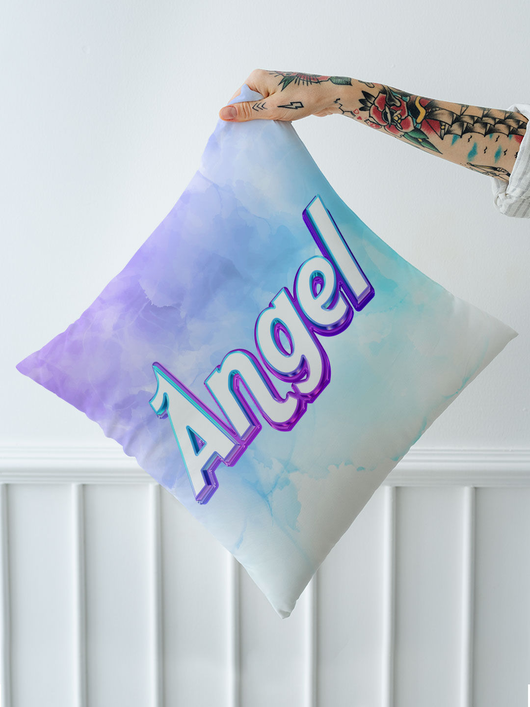 Valentine Angel - Square Pillow