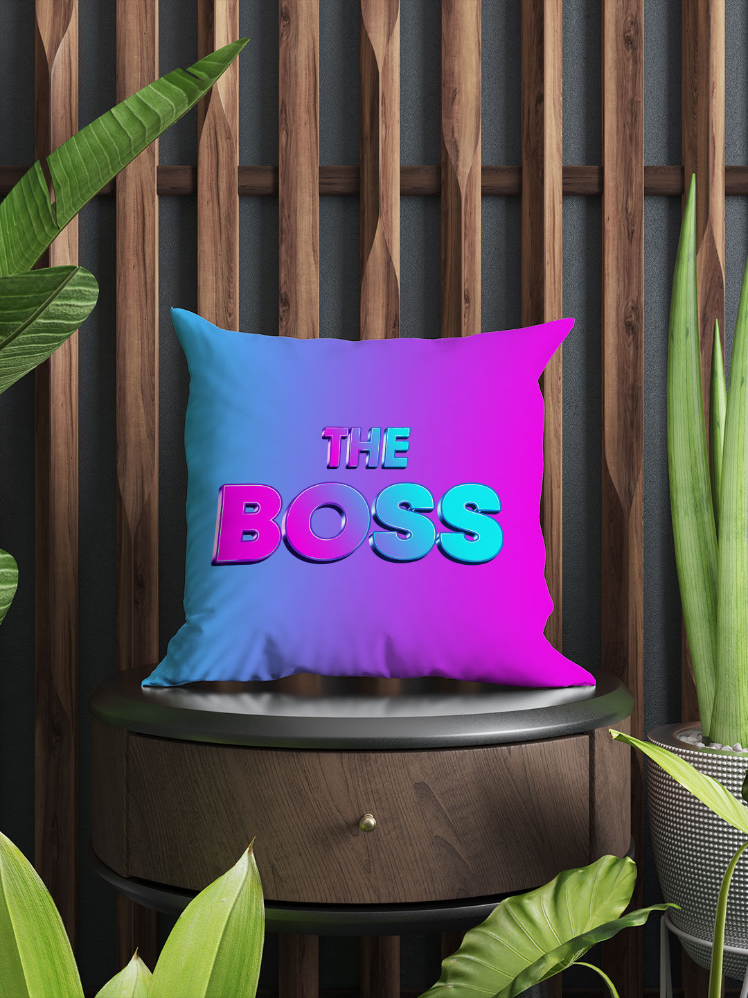 Valentine Boss - Square Pillow