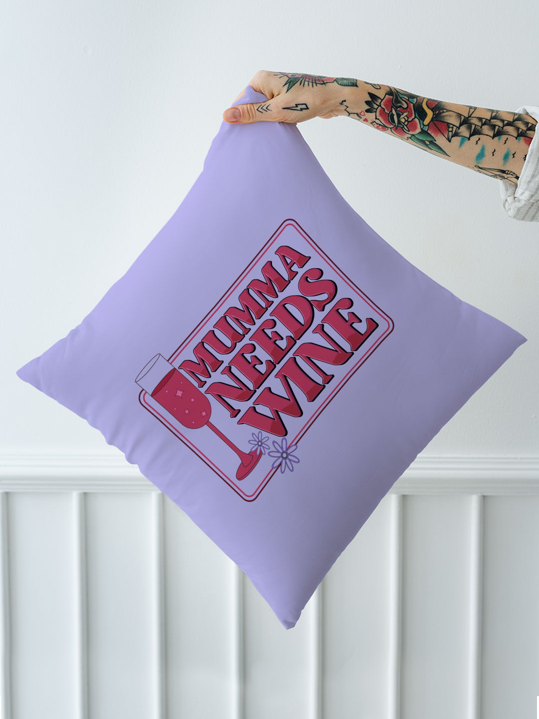 Mum Wine - Sqaure Cushions