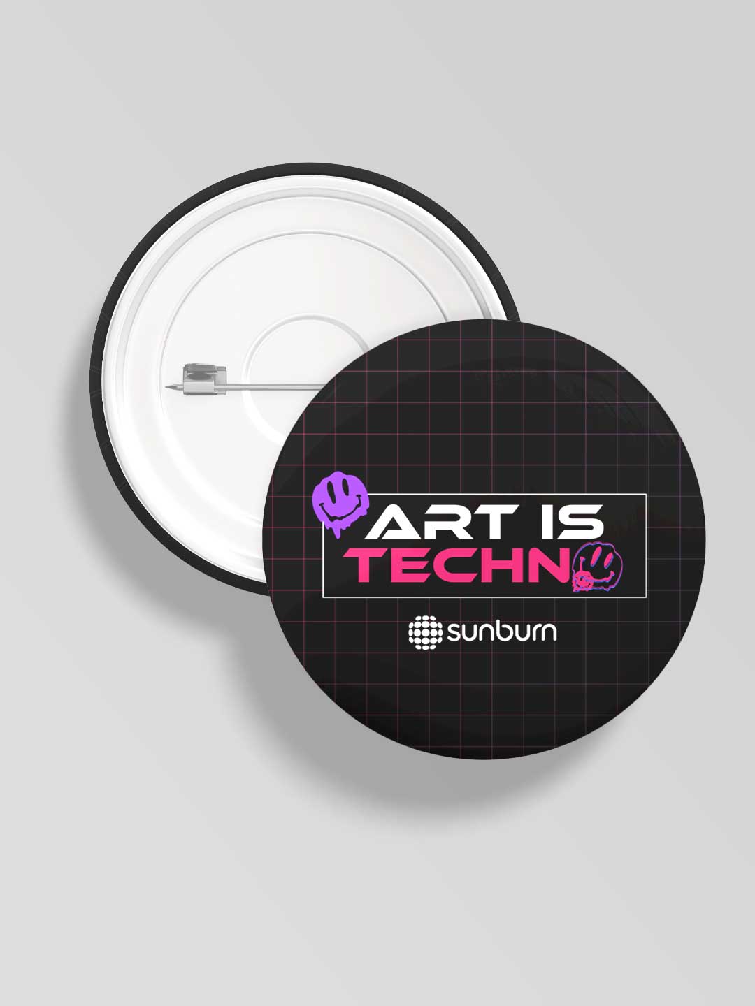 Buy Art is Techno - Pin Badge Pin Badges Online
