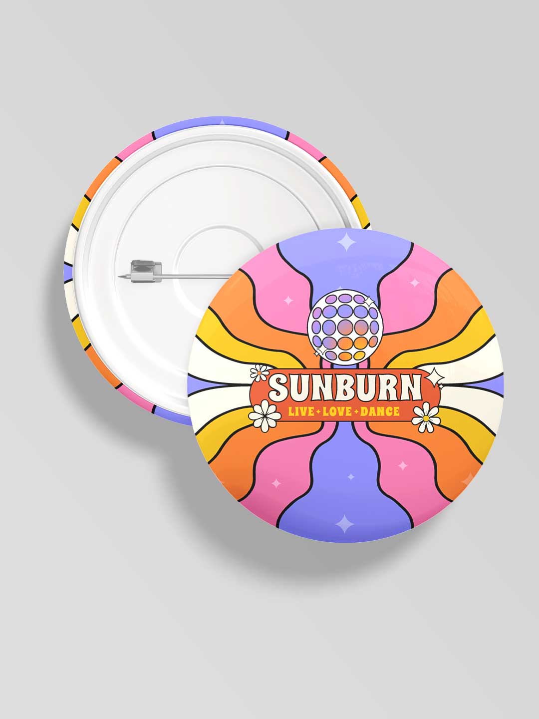 Buy Sunburn Live Love Dance - Pin Badge Pin Badges Online