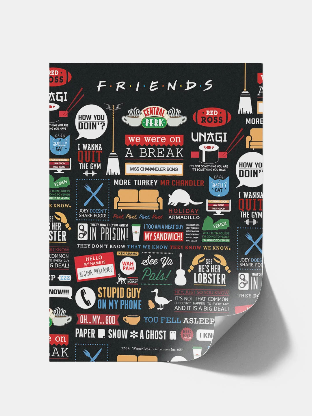 Buy Friends Infographic - Posters Posters Online