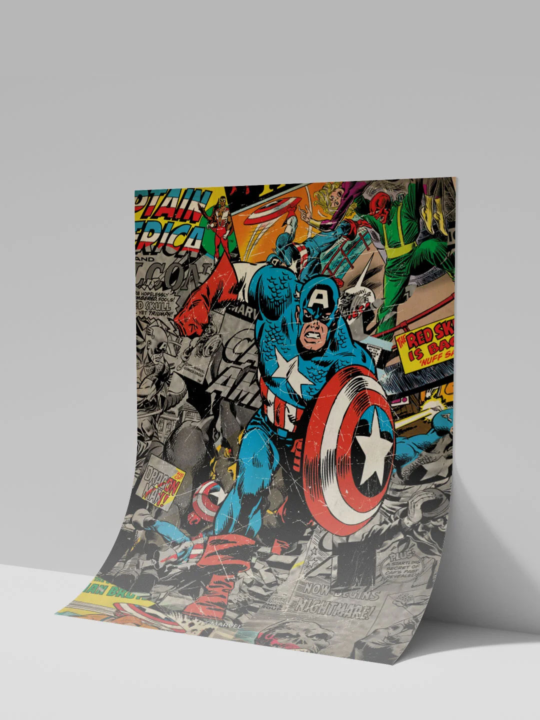 Comic Captain America - Posters