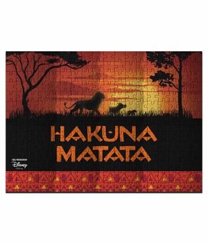 Buy Hakuna Matata - Cardboard Puzzles Puzzles Online