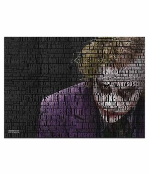 Cardboard Puzzles Joker Quotes - Cardboard Puzzles