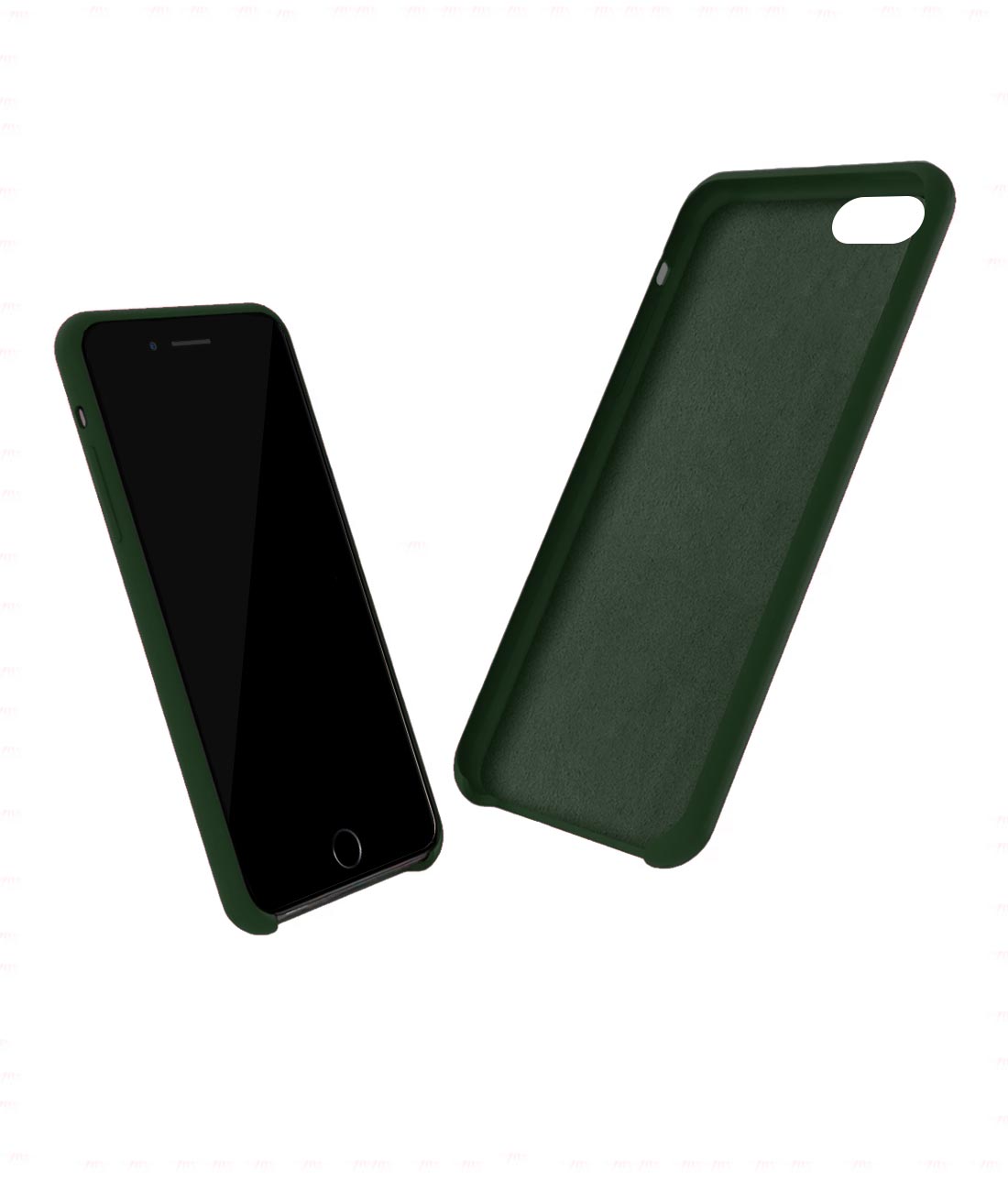 Silicone Phone Case Olive Green - Silicone Phone Case for iPhone 7 Plus