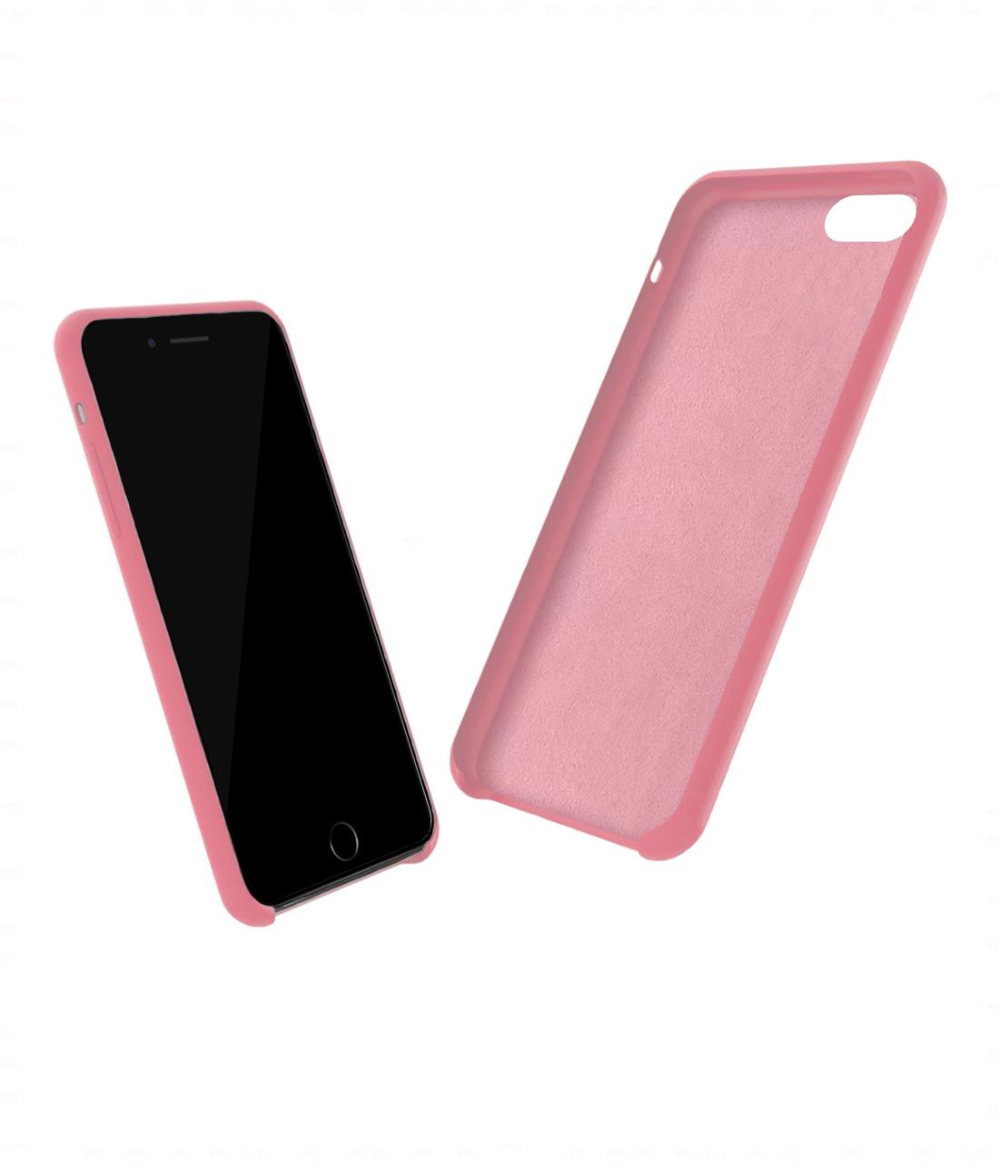 Silicone Phone Case Blush Pink - Silicone Phone Case for iPhone 8 Plus