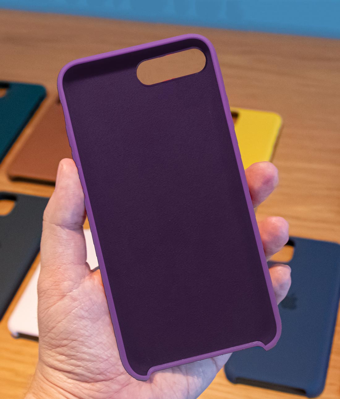 Silicone Phone Case Purple - Silicone Phone Case for iPhone 8 Plus