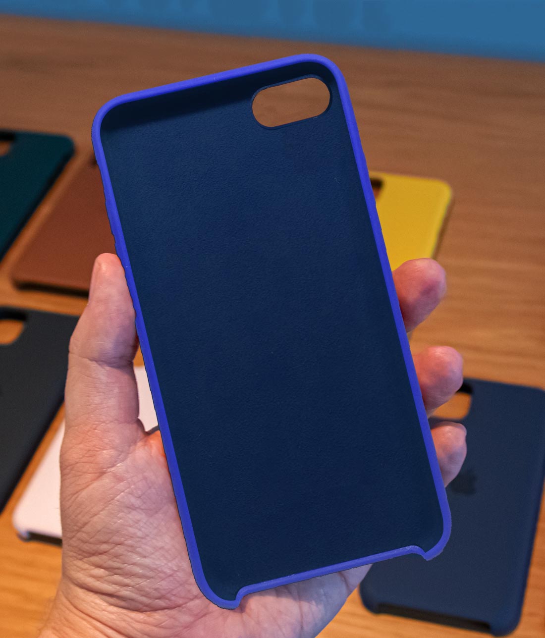 Silicone Phone Case Blue - Silicone Phone Case for iPhone 7