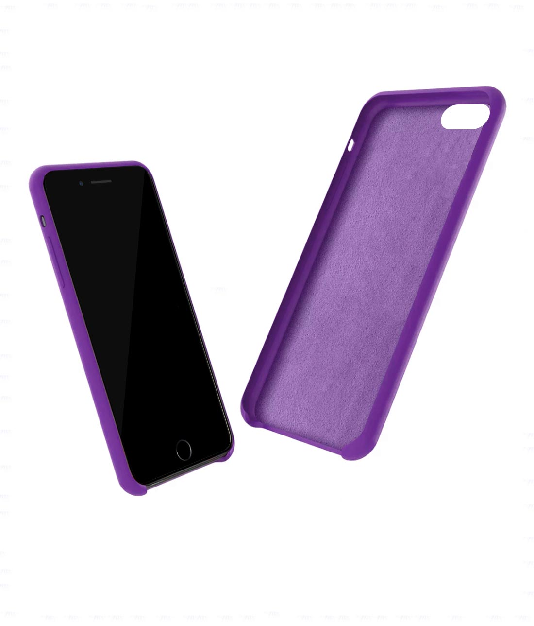 Silicone Phone Case Purple - Silicone Phone Case for iPhone 7