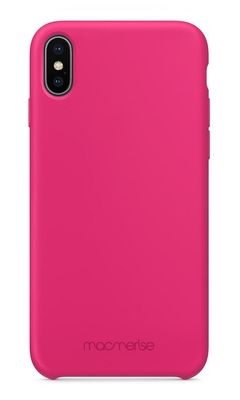Buy Silicone Phone Case Fuschia Pink - Silicone Phone Case for iPhone XS Phone Cases & Covers Online