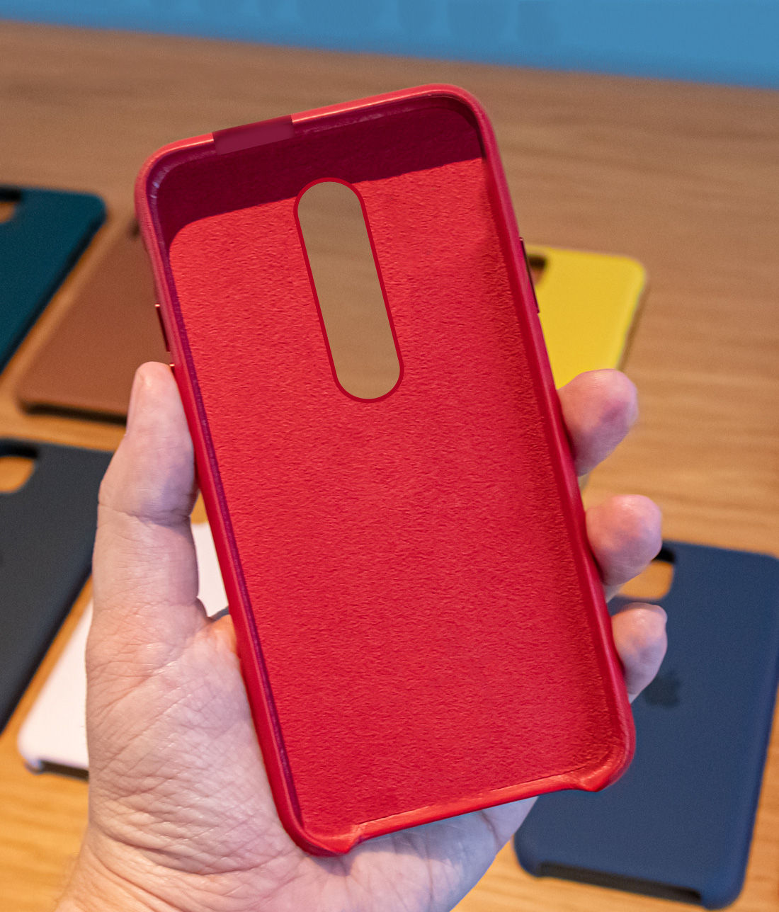 Silicone Phone Case Red - Silicone Phone Case for OnePlus 7 Pro