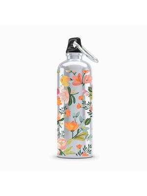 Buy Payal Singhal Aqua Handpainted Flower - Sipper Bottles Sipper Bottles Online