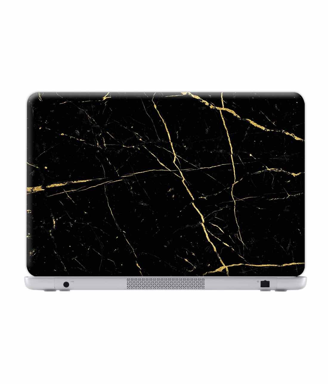 Black marble outlet laptop case