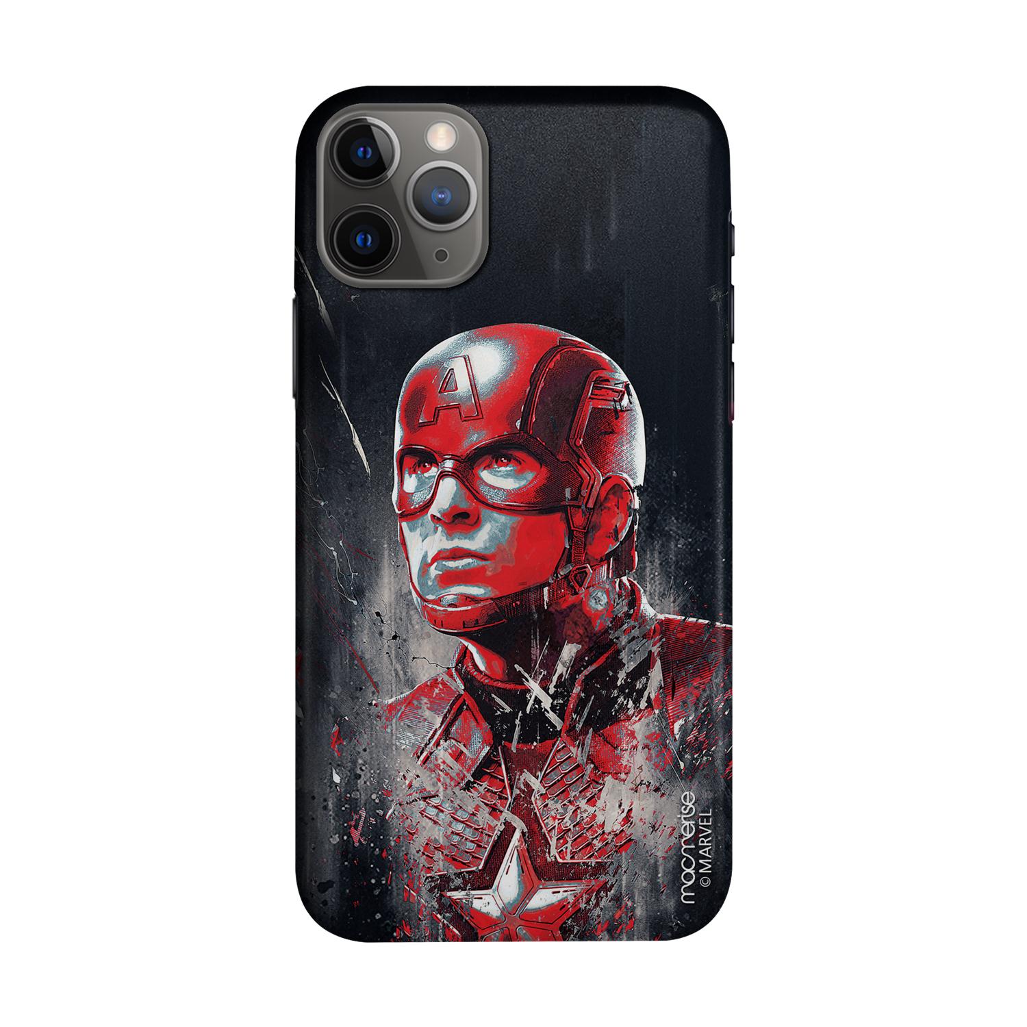 Buy Charcoal Art Captain America - Sleek Phone Case for iPhone 11 Pro Max Online