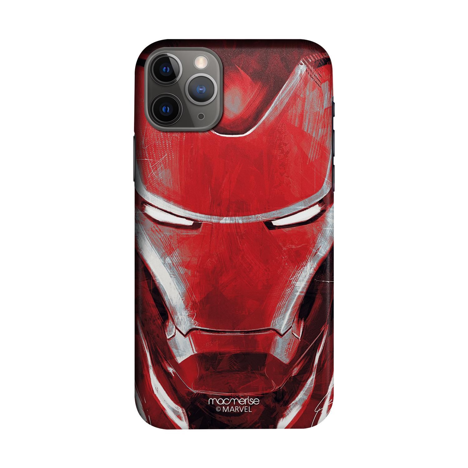 Charcoal Art Iron man - Sleek Phone Case for iPhone 11 Pro Max