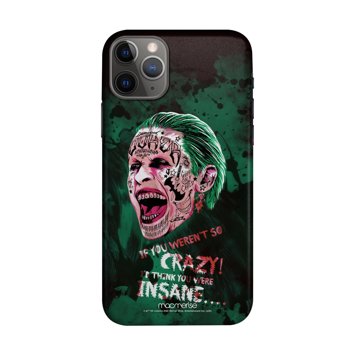 Buy Crazy Insane Joker - Sleek Phone Case for iPhone 11 Pro Max Online