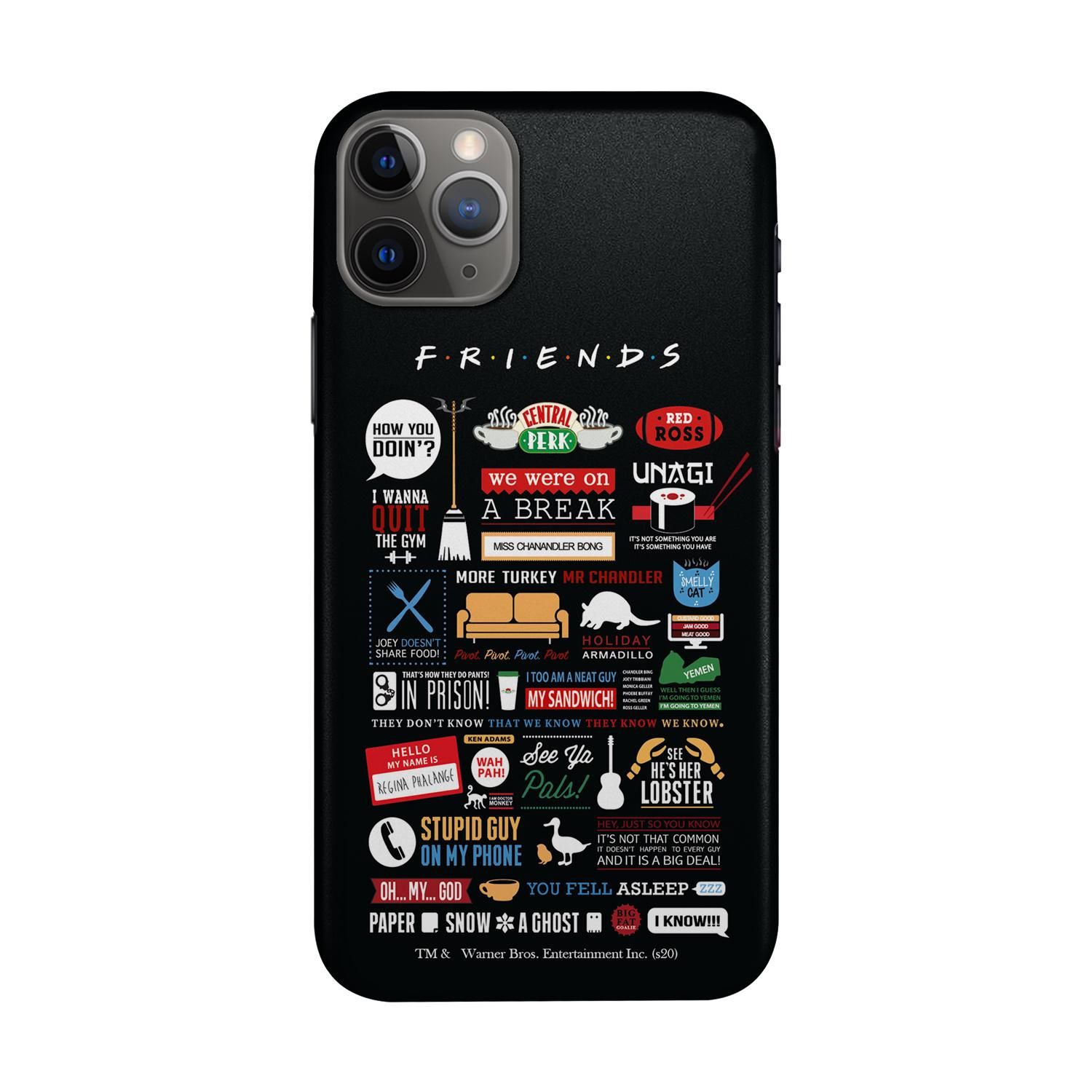 Buy Friends Infographic - Sleek Phone Case for iPhone 11 Pro Max Online