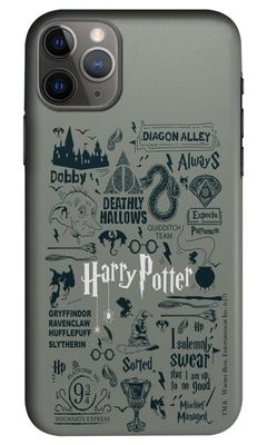 Buy Harry Potter Infographic Grey - Sleek Phone Case for iPhone 11 Pro Max Phone Cases & Covers Online