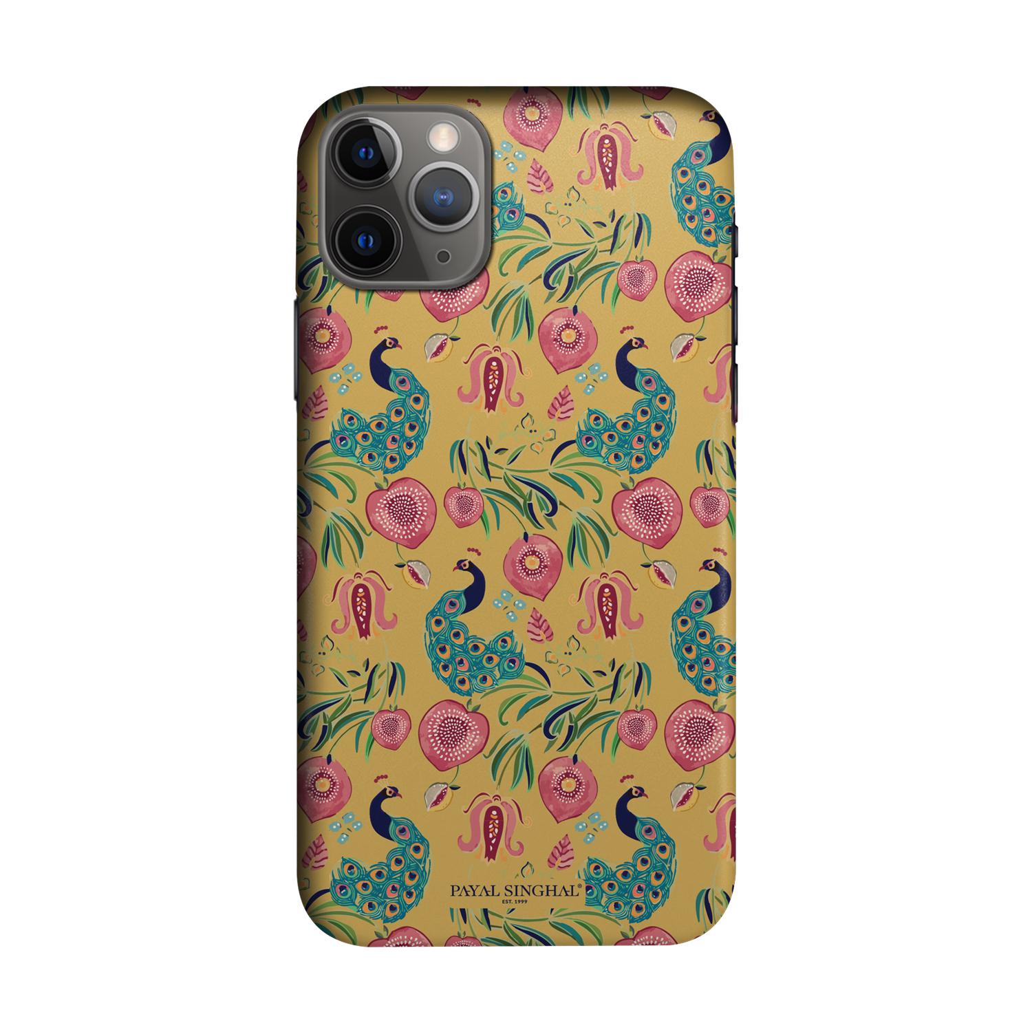 Buy Payal Singhal Anaar and Mor Mustard - Sleek Phone Case for iPhone 11 Pro Max Online