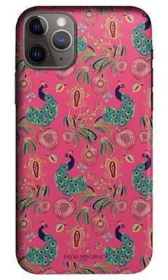 Buy Payal Singhal Anaar and Mor Pink - Sleek Phone Case for iPhone 11 Pro Max Phone Cases & Covers Online