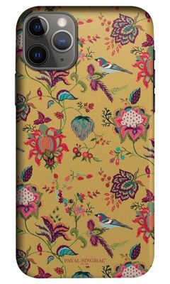 Buy Payal Singhal Chidiya Mustard - Sleek Phone Case for iPhone 11 Pro Max Phone Cases & Covers Online